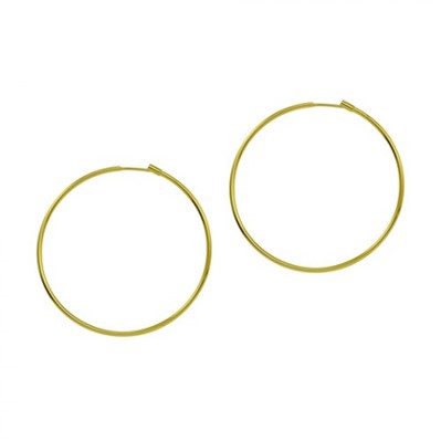 Smooth Gold & Silver Hoops